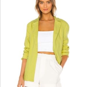 NWT lovers and friends galvin blazer lime